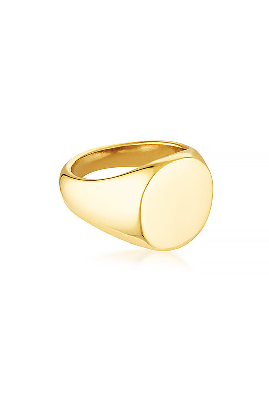 SINATRA SIGNET RING GOLD